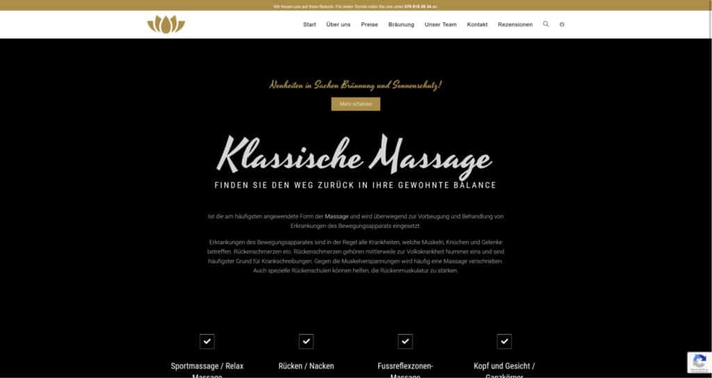 Portfolio - Massage Klaudia