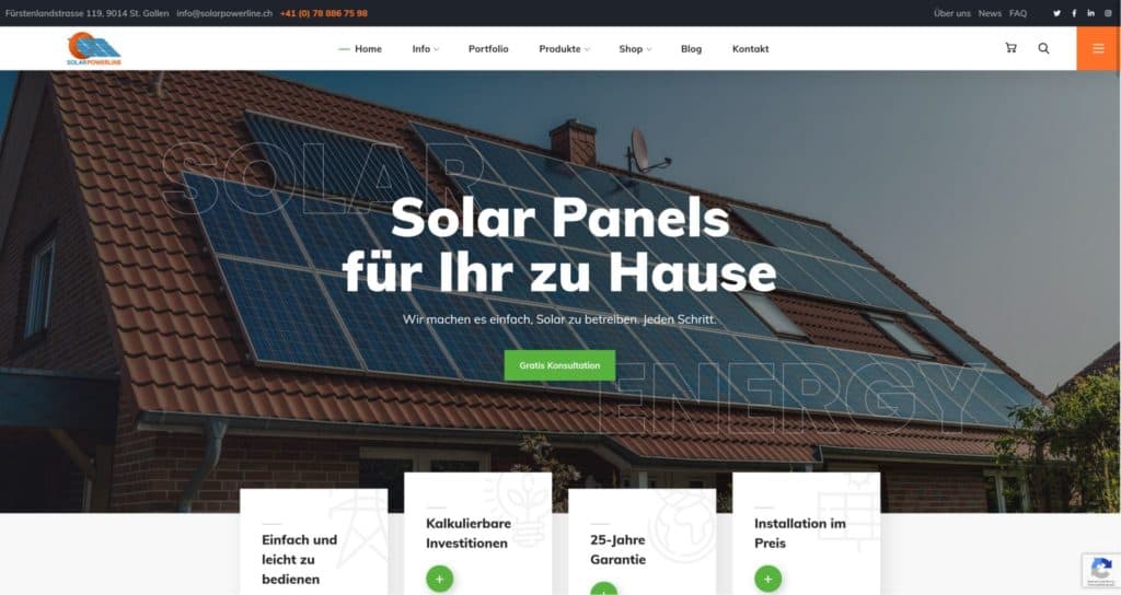 Portfolio - Solar Panels